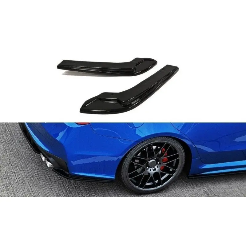 LAME DU PARE CHOCS ARRIERE SUBARU WRX STI - MAXTON DESIGN - FINITION NOIR BRILLANT Top Vente