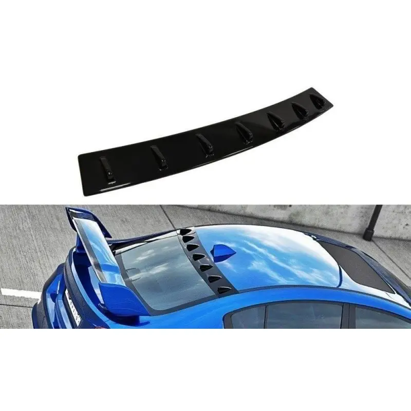 LE PROLONGEMENT DE LA LUNETTE ARRIÈRE SUBARU WRX STI - MAXTON DESIGN - FINITION NOIR BRILLANT Commander Vite