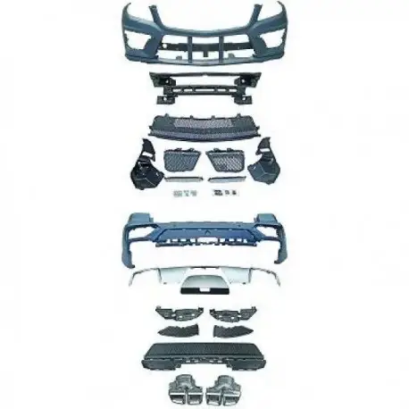 Authentique KIT COMPLET LOOK ML 63AMG MERCEDES CLASSE M / ML W166 (11-15) LOOK AMG - A PEINDRE