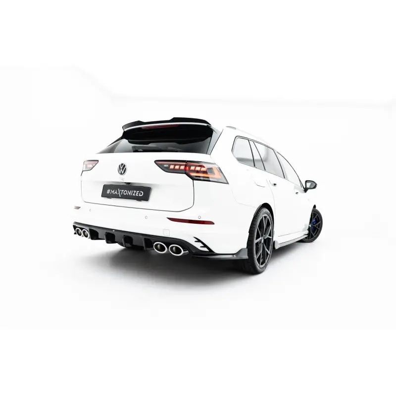 DIFFUSEUR ARRIÈRE COMPLET VOLKSWAGEN GOLF R VARIANT MK8 / MK8 FACELIFT - MAXTONDESIGN - FINITION NOIR BRILLANT Achat Immédiat