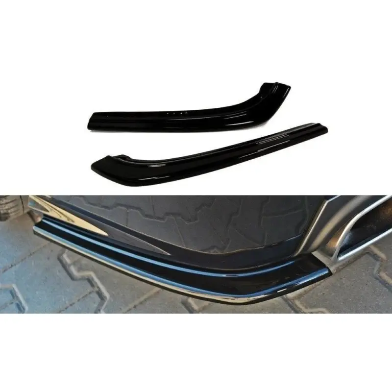 LAME DU PARE CHOCS ARRIERE SAAB 9-3 TURBO X - MAXTON DESIGN - FINITION NOIR BRILLANT Prix Promo