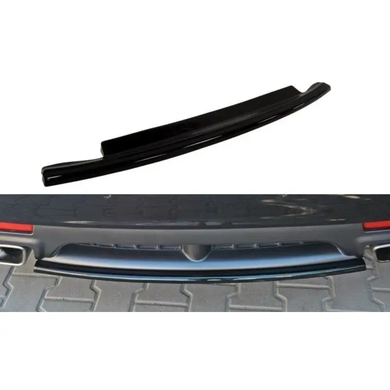 CENTRAL ARRIÈRE SPLITTER SAAB 9-3 TURBO X - MAXTON DESIGN - FINITION NOIR BRILLANT Prix Bas