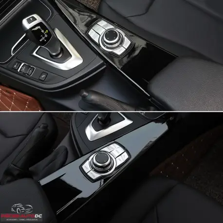 Petit Prix COUVERTURE DE CADRE MULTIMÉDIA NOIR BRILLANT POUR BMW 3 SÉRIE F30, F31 ET F34