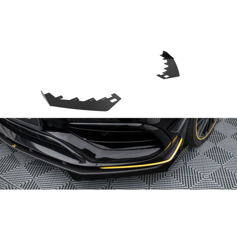 FRONT FLAPS MERCEDES-AMG CLA 45 AERO C117 FACELIFT - MAXTONDESIGN Meilleure Vente