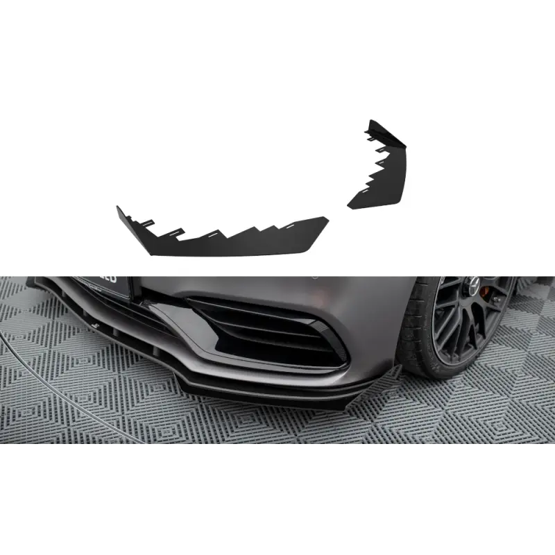 FRONT FLAPS MERCEDES-AMG C63 SEDAN - ESTATE W205 FACELIFT - MAXTONDESIGN Offre Spéciale