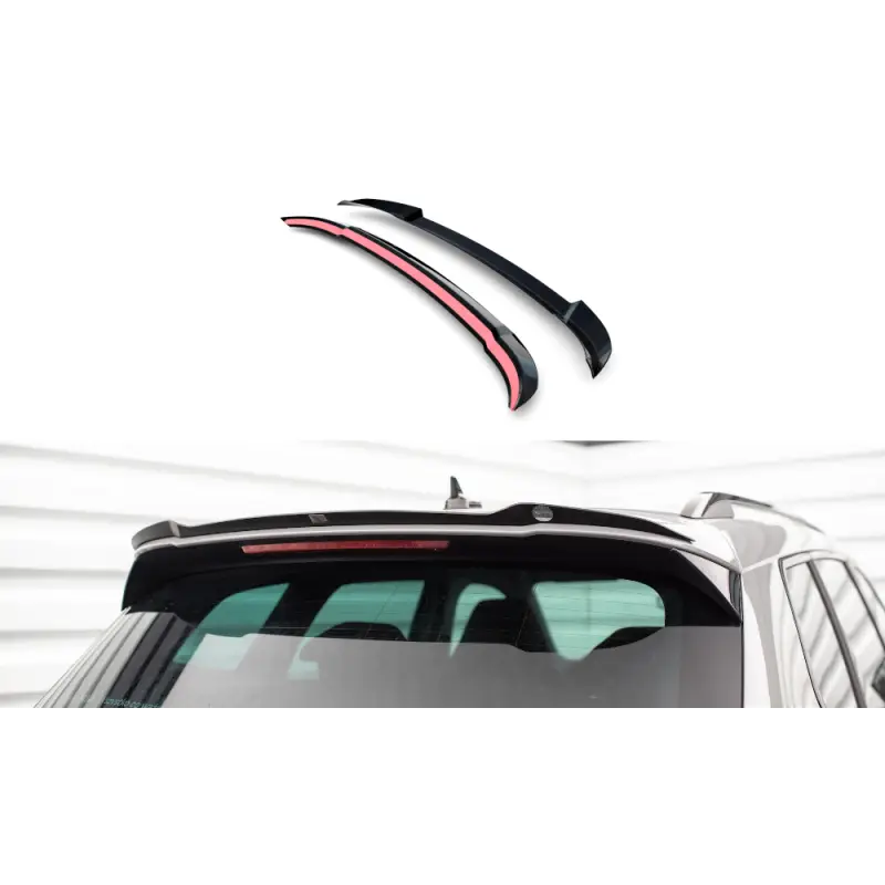 SPOILER CAP SKODA KAROQ SPORTLINE MK1 FACELIFT - MAXTONDESIGN - FINITION NOIR BRILLANT Soldes
