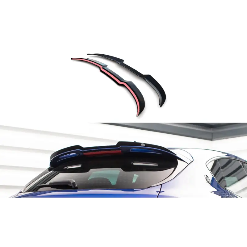 SPOILER CAP MASERATI LEVANTE MK1 - MAXTONDESIGN - FINITION NOIR BRILLANT Achat Immédiat