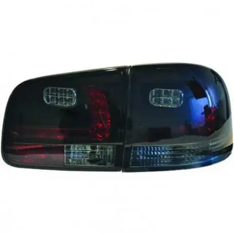FEUX ARRIERES DESIGN - NOIR FONCÉ À LED VW TOUAREG (02-10) Soldes