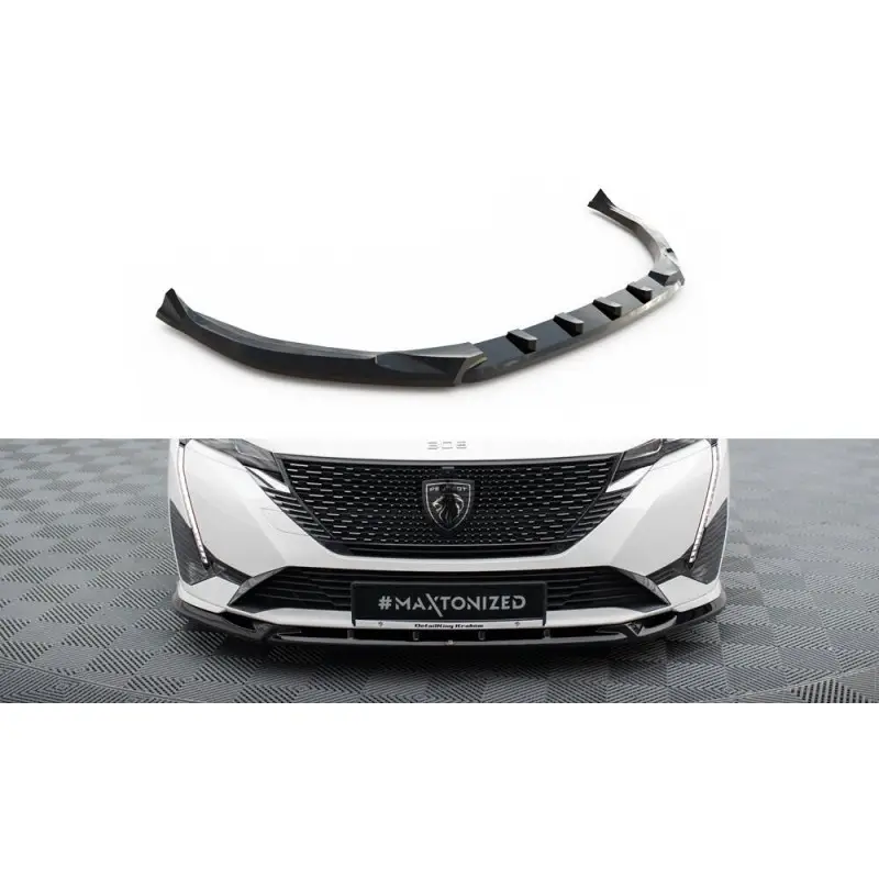 Meilleur Prix LAME DU PARE-CHOCS AVANT PEUGEOT 308 GT MK3 - MAXTONDESIGN - FINITION NOIR BRILLANT