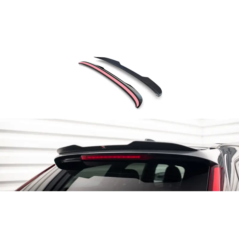 SPOILER CAP VOLVO V90 R-DESIGN MK2 - MAXTONDESIGN - FINITION NOIR BRILLANT Satisfait Ou Remboursé