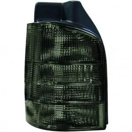 Must-Have SET 2 FEUX ARRIERES DESIGN NOIR - GRIS POUR TOUTES VW T5 - TRANSPORTER - CARAVELLE - MULTIVAN (03-09) AVEC HAYON
