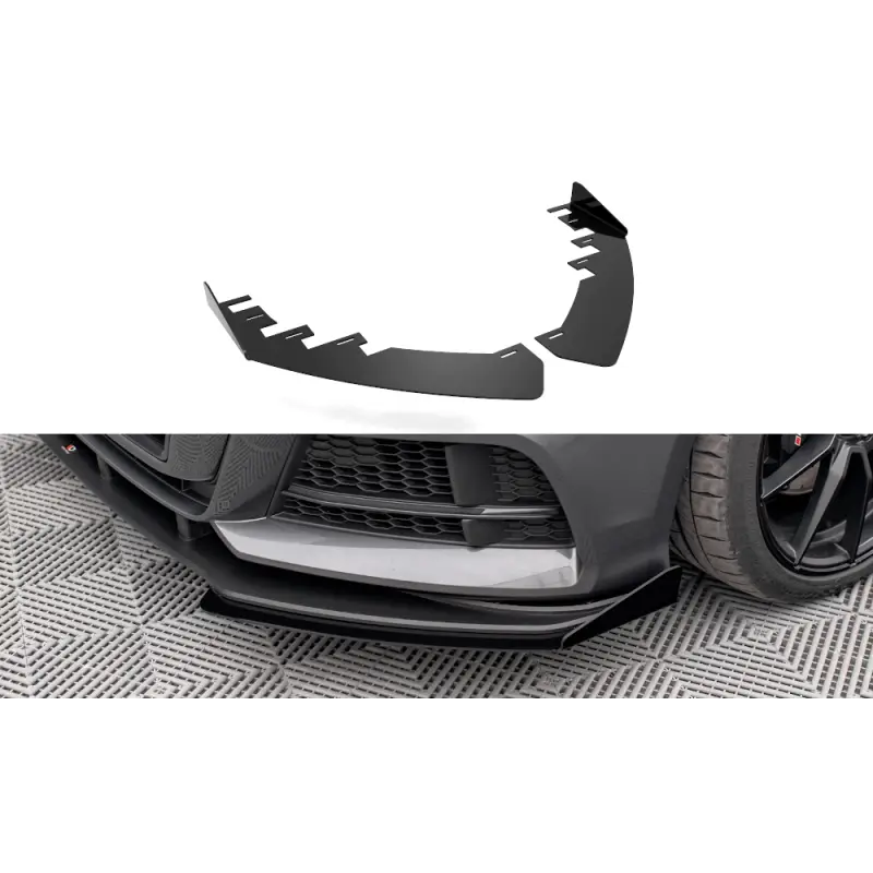 Nouvel Arrivage FRONT FLAPS AUDI S3 - A3 S-LINE SPORTBACK 8V FACELIFT - MAXTONDESIGN