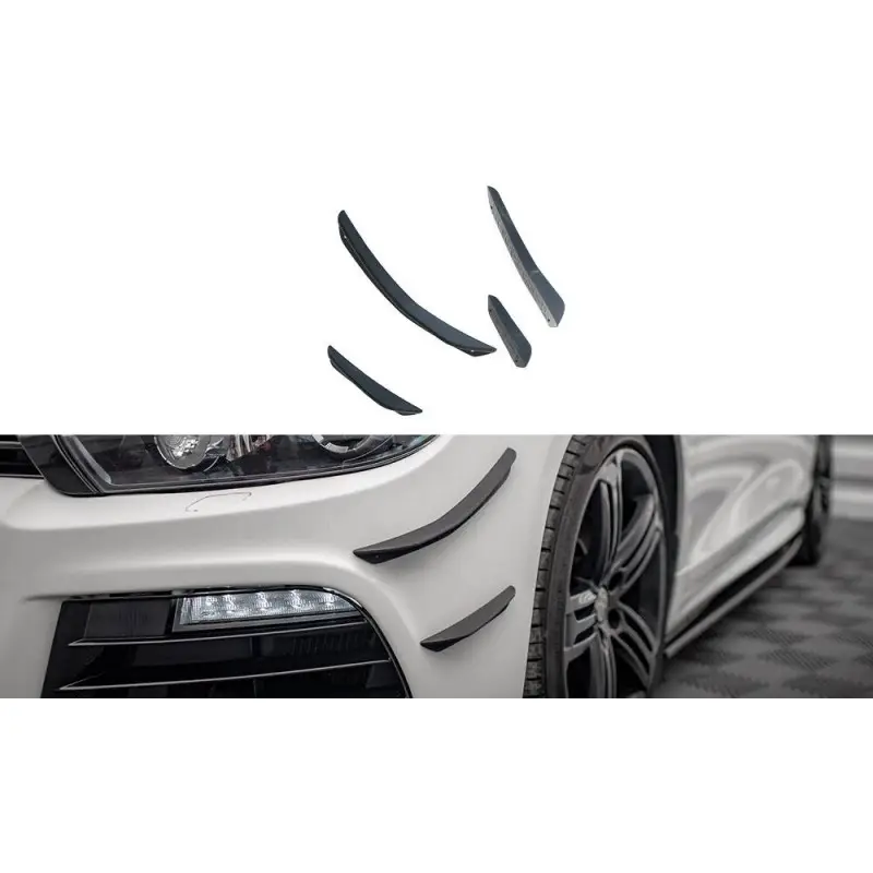 AILES DE PARE-CHOCS AVANT (CANARDS) VOLKSWAGEN SCIROCCO R MK3 - MAXTONDESIGN Prix Bas