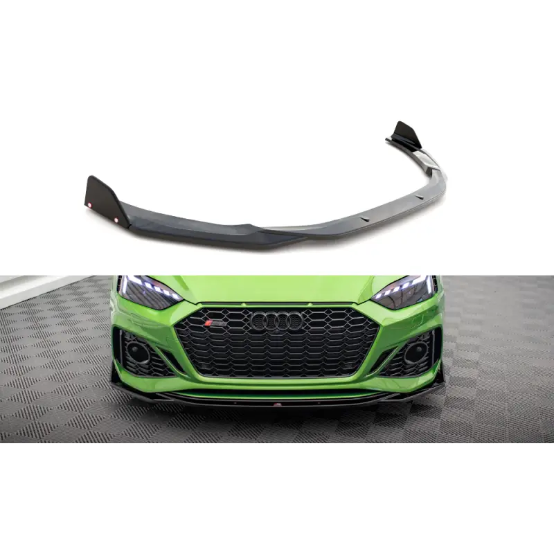 Lame Du Pare-Chocs Avant V.1 + Ailerons Audi RS5 F5 Facelift - MAXTONDESIGN Dernière Chance