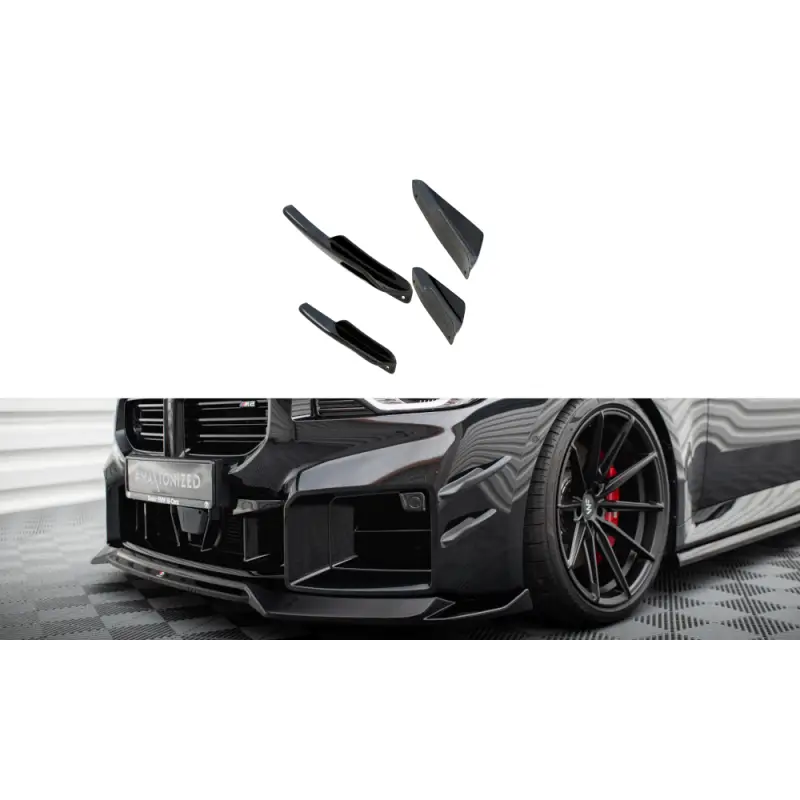 Bon Plan AILES DE PARE-CHOCS AVANT (CANARDS) BMW M2 G87 - MAXTONDESIGN