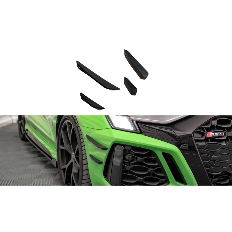 AILES DE PARE-CHOCS AVANT (CANARDS) AUDI RS3 8Y MAXTON DESIGN Nouveauté