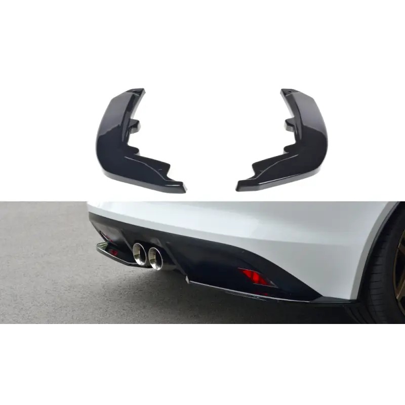 LAME DU PARE-CHOCS ARRIERE JAGUAR F-TYPE - MAXTON DESIGN - FINITION NOIR BRILLANT Bon Plan