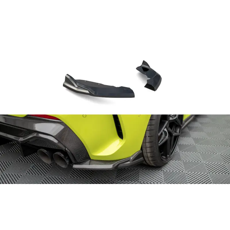 Prix Choc LAMES DE PARE-CHOCS ARRIERE LATERALES EN FIBRE DE CARBONE BMW 1 F40 M-PACK- M135I - MAXTONDESIGN