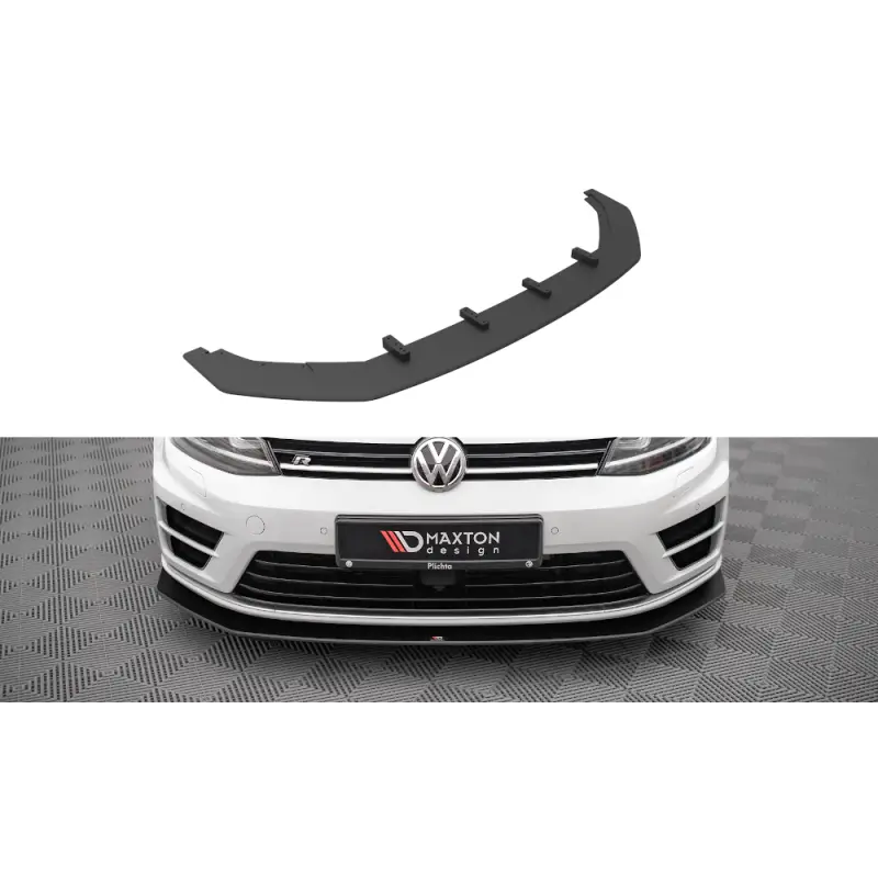 Dernière Chance STREET PRO LAME DU PARE-CHOCS AVANT V.2 VOLKSWAGEN GOLF R MK7 - MAXTONDESIGN