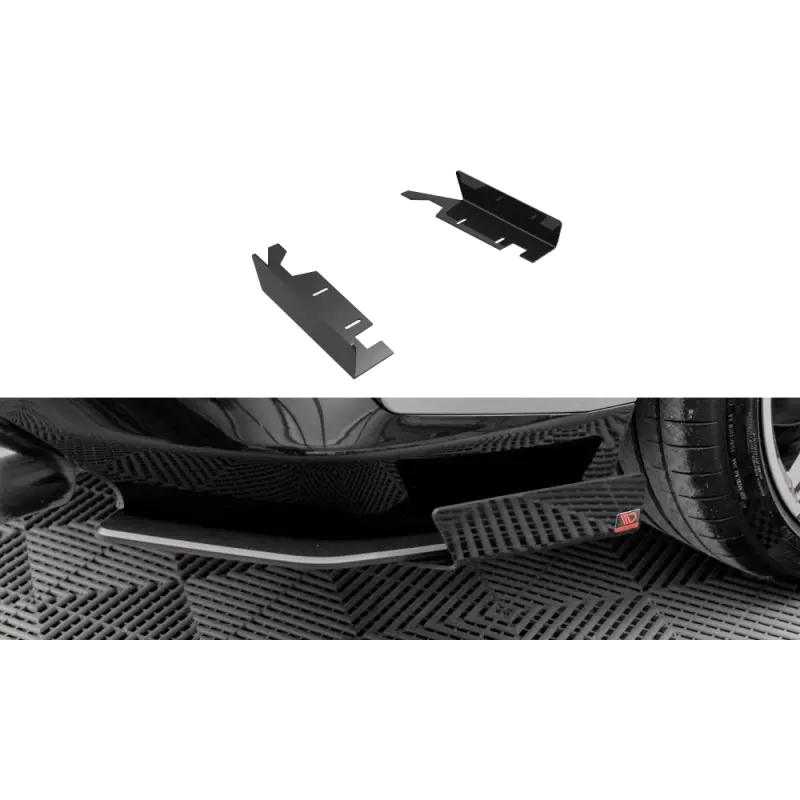 Satisfait Ou Remboursé REAR SIDE FLAPS BMW 2 COUPE M240I G42 - MAXTONDESIGN - FINITION NOIR BRILLANT