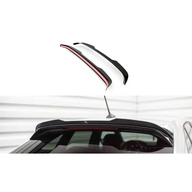 SPOILER CAP VOLKSWAGEN TAIGO R-LINE MK1 - MAXTONDESIGN - FINITION NOIR BRILLANT Authentique