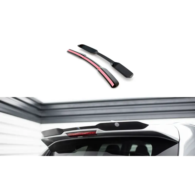 SPOILER CAP TOYOTA HIGHLANDER MK4 - MAXTONDESIGN - FINITION NOIR BRILLANT Promotion