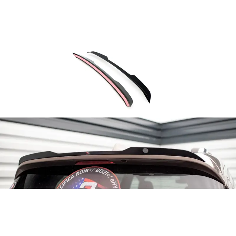 SPOILER CAP CHRYSLER PACIFICA MK2 - MAXTONDESIGN - FINITION NOIR BRILLANT Dernier Modèle