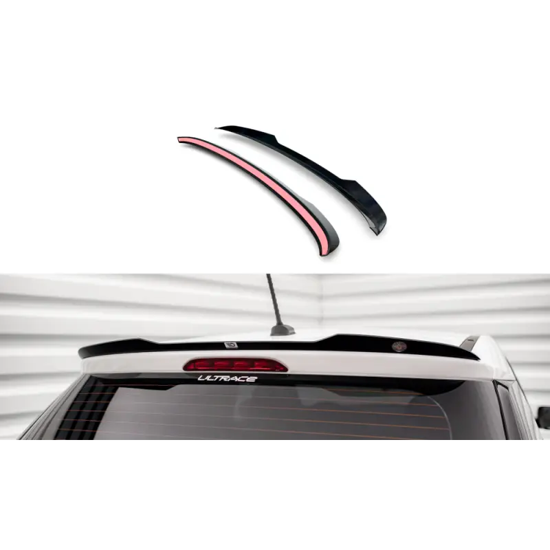 Vente Directe SPOILER CAP HYUNDAI I20 MK2 FACELIFT - MAXTONDESIGN - FINITION NOIR BRILLANT