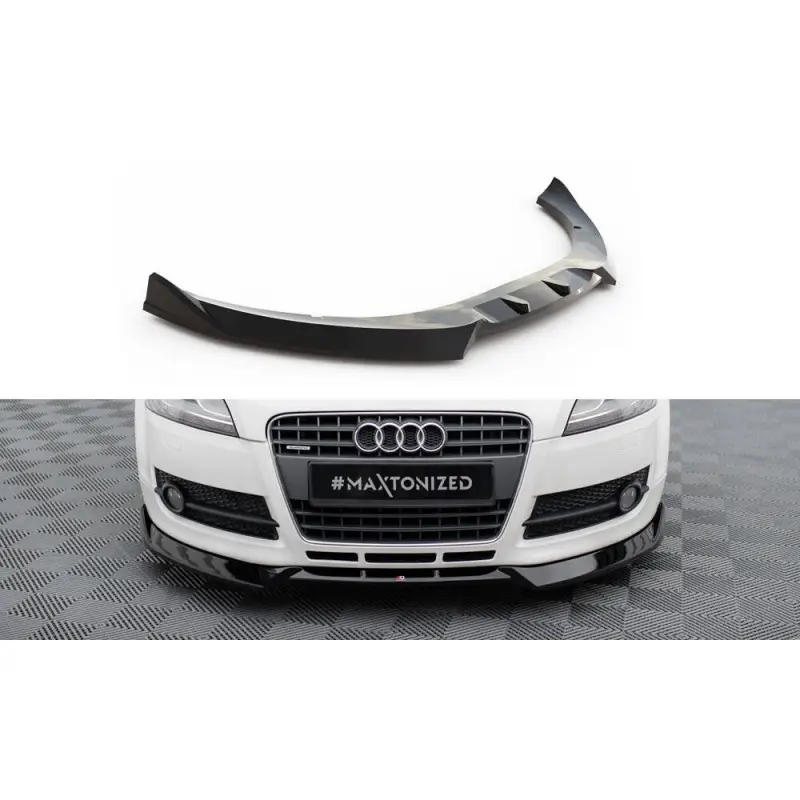 LAME DU PARE-CHOCS AVANT V.3 AUDI TT 8J - MAXTONDESIGN - FINITION NOIR BRILLANT Promotion