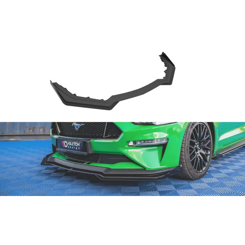 STREET PRO LAME DU PARE-CHOCS AVANT V.1 + FLAPS FORD MUSTANG GT MK6 FACELIFTMAXTON DESIGN Authentique