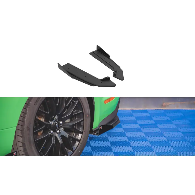 Remise STREET PRO LAME DU PARE CHOCS ARRIERE V.1 + FLAPS FORD MUSTANG GT MK6 FACELIFT MAXTON DESIGN