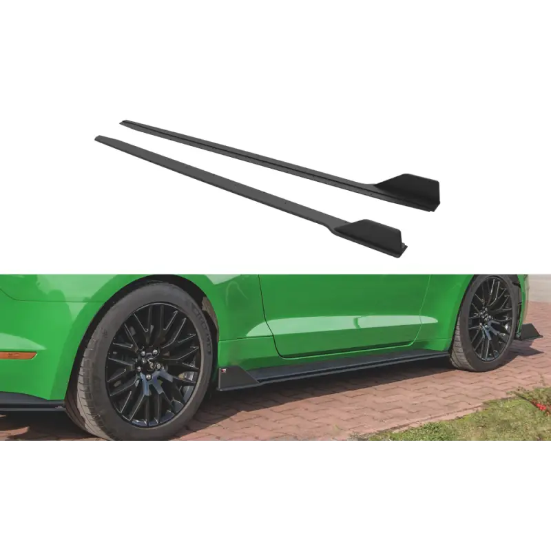 Authentique STREET PRO SIDE SKIRTS DIFFUSERS V.2 FORD MUSTANG GT MK6 FACELIFT MAXTON DESIGN