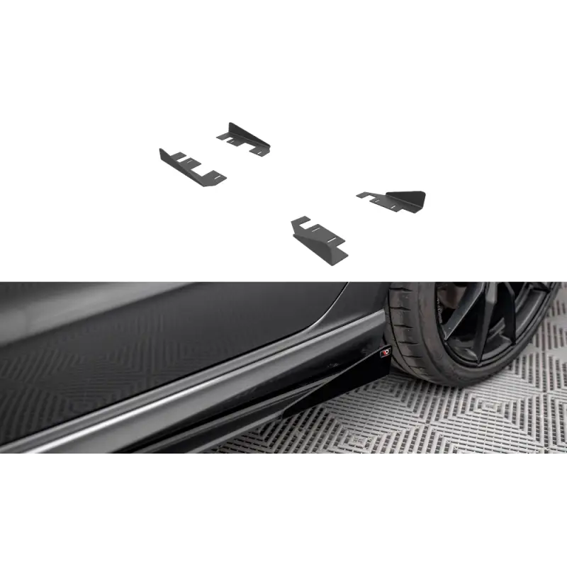 SIDE FLAPS AUDI S3 - A3 S-LINE SPORTBACK 8V FACELIFT - MAXTONDESIGN Prix Choc