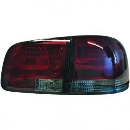 FEUX ARRIERES DESIGN - ROUGE FONCÉ À LED VW TOUAREG (02-10) Réduction