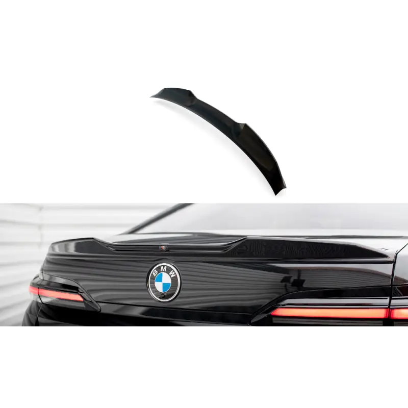 Nouveauté SPOILER CAP 3D BMW 7 M-PACK / M760E G70 - MAXTONDESIGN - FINITION NOIR BRILLANT
