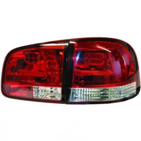 Remise FEUX ARRIERES DESIGN - ROUGE BLANC À LED VW TOUAREG (02-10)