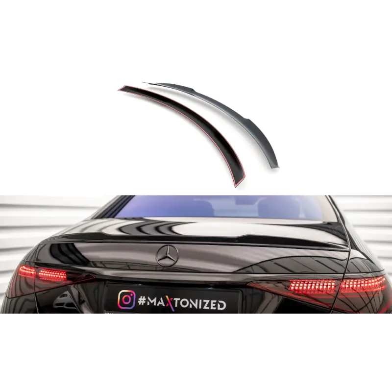 Affaire À Saisir SPOILER CAP 3D MERCEDES-BENZ S AMG-LINE W223 - MAXTONDESIGN - FINITION NOIR BRILLANT