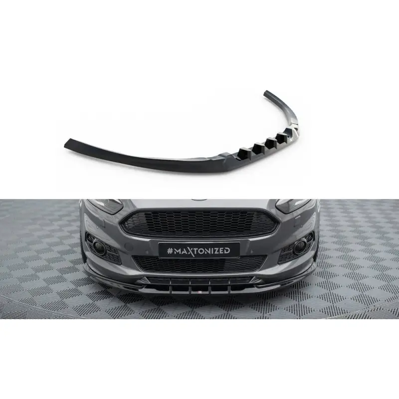Bon Plan LAME DU PARE-CHOCS AVANT FORD S-MAX ST-LINE MK2 - MAXTONDESIGN - FINITION NOIR BRILLANT