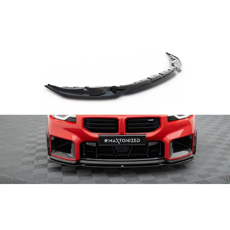 LAME DU PARE-CHOCS AVANT BMW M2 M-PERFORMANCE G87 - MAXTONDESIGN - FINITION NOIR BRILLANT Authentique