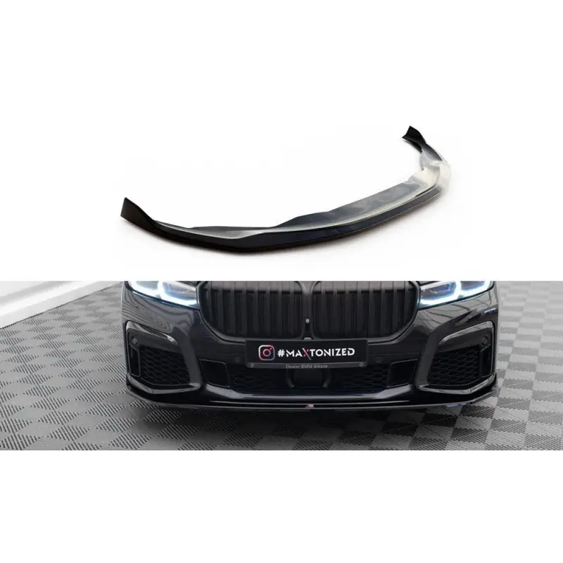 Achetez Aujourd’hui LAME DU PARE-CHOCS AVANT V.4 BMW 7 G11 M-PACK FACELIFT - MAXTONDESIGN - FINITION NOIR BRILLANT
