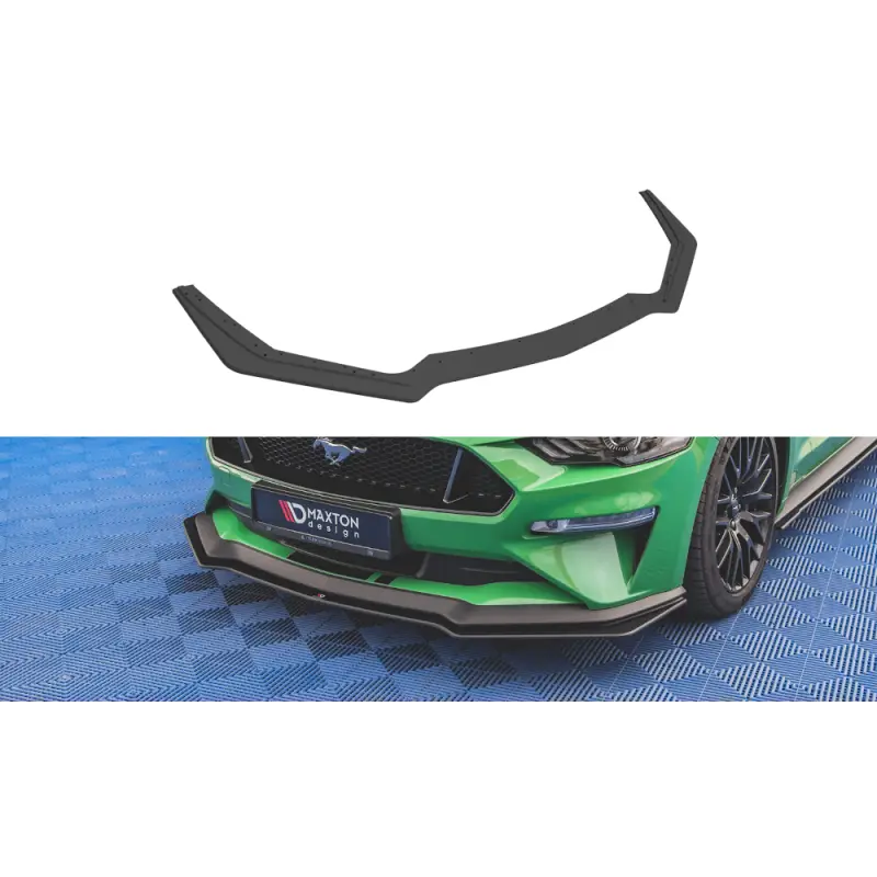 STREET PRO LAME DU PARE-CHOCS AVANT V.1 FORD MUSTANG GT MK6 FACELIFT - MAXTONDESIGN Top Vente