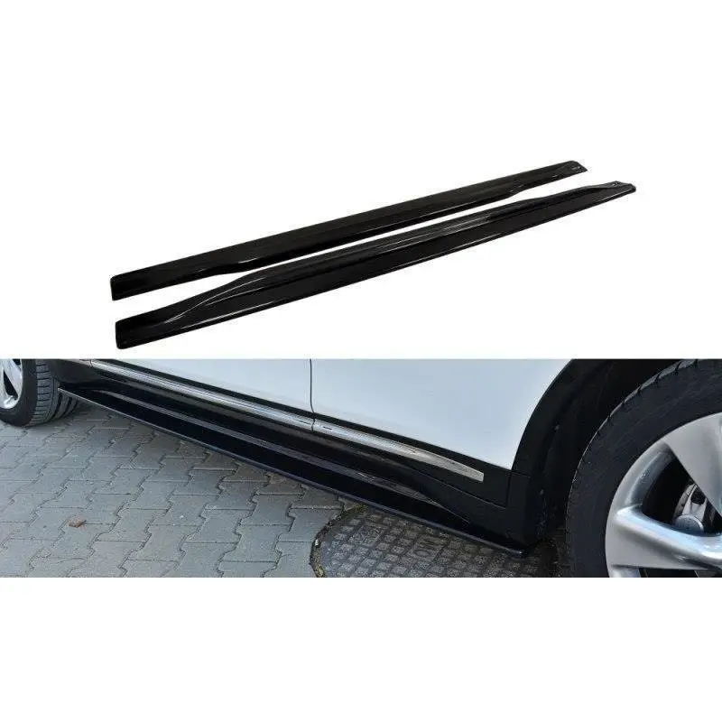 RAJOUTS DES BAS DE CAISSE POUR INFINITI QX70 - MAXTON DESIGN - FINITION NOIR BRILLANT Commander Vite