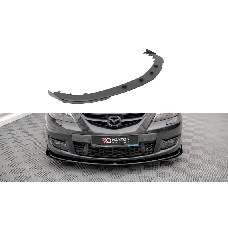 STREET PRO LAME DU PARE-CHOCS AVANT V.1 + FLAPS MAZDA 3 MPS MK1 - MAXTONDESIGN Meilleur Choix