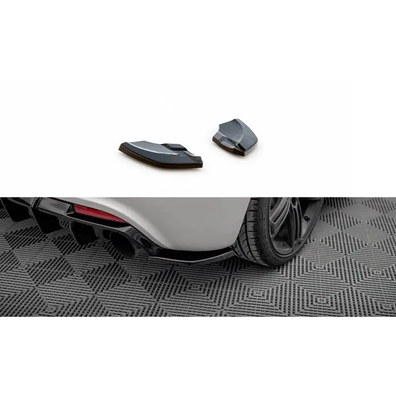 LAMES DE PARE-CHOCS ARRIERE LATERALES V.3 VOLKSWAGEN SCIROCCO R MK3 - MAXTONDESIGN - FINITION: NOIR BRILLANT Prix Réduit