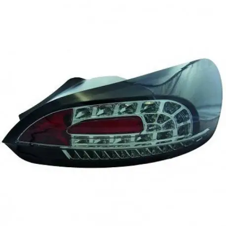 Acheter En Ligne SET 2 FEUX ARRIERES DESIGN NOIR - LEGEREMENT FUME À LED POUR TOUTES VW SCIROCCO (08-14)