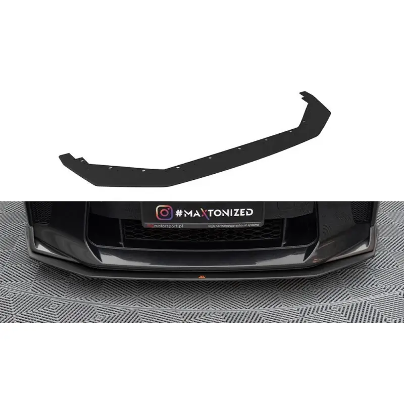 Produit De Marque STREET PRO LAME DU PARE-CHOCS AVANT NISSAN GTR R35 FACELIFT - MAXTONDESIGN