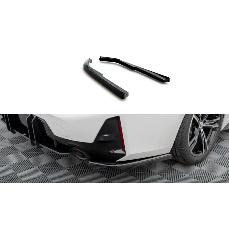 Prix Choc LAMES DE PARE-CHOCS ARRIÈRE LATÉRALES BMW M-PACK G20 / G21 FACELIFT - MAXTONDESIGN - FINITION NOIR BRILLANT