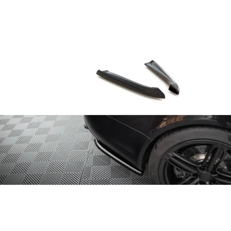 Prix Réduit LAMES DE PARE-CHOCS ARRIÈRE LATÉRALES AUDI RS6 AVANT C6 - MAXTONDESIGN - FINITION NOIR BRILLANT