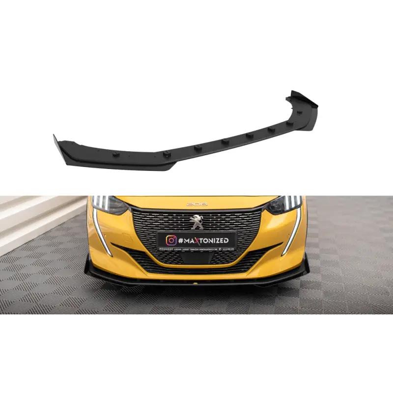 Nouvel Arrivage STREET PRO LAME DU PARE-CHOCS AVANT+ FLAPS PEUGEOT 208 GT MK2 - MAXTONDESIGN