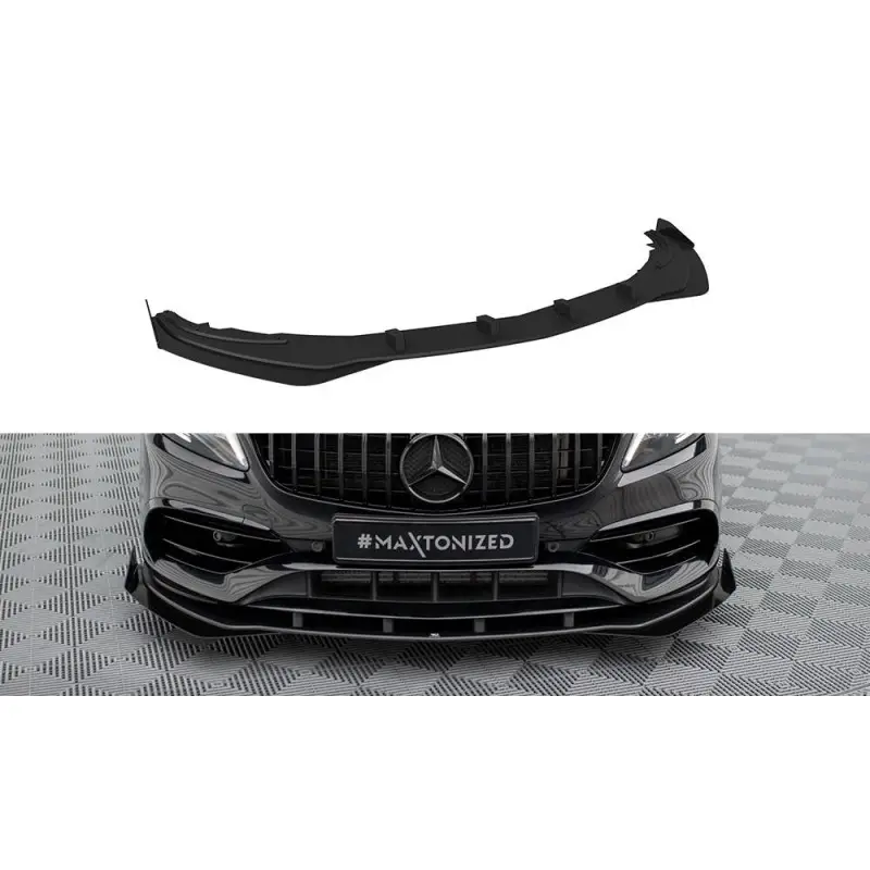 STREET PRO LAME DU PARE-CHOCS AVANT+ FLAPS MERCEDES-BENZ A AMG-LINE W176 FACELIFT - MAXTONDESIGN Achetez Aujourd’hui